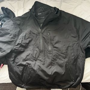 Mens Bershka Athletic Windrunner Quarterzip